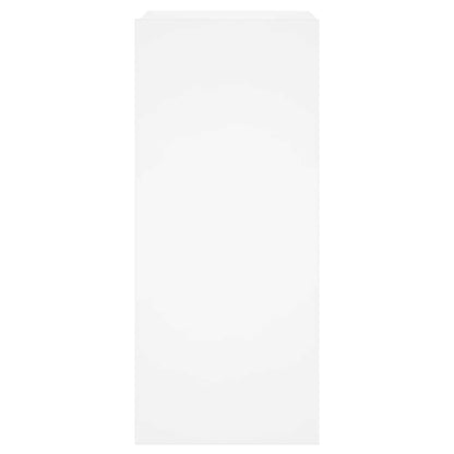Mobile TV a Parete con Luci LED Bianco 30,5x35x70 cm
