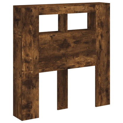 Testiera LED Rovere Fumo 100x18,5x103,5 cm Legno Multistrato - homemem39