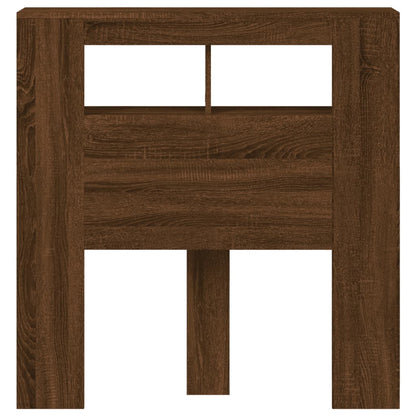 Testiera LED Rovere Marrone 100x18,5x103,5 cm Legno Multistrato - homemem39