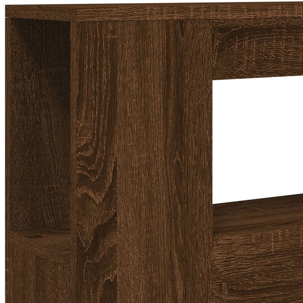 Testiera LED Rovere Marrone 100x18,5x103,5 cm Legno Multistrato - homemem39