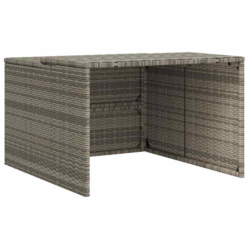 Garage per Robot Tosaerba Grigio 86x90x52/57 cm in Polyrattan | homemem39