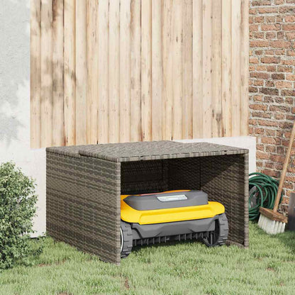 Garage per Robot Tosaerba Grigio 86x90x52/57 cm in Polyrattan | homemem39
