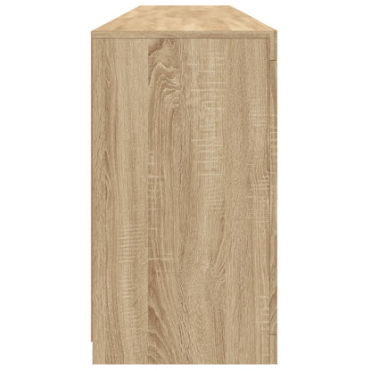 Credenza con Luci LED Rovere Sonoma 181,5x37x67 cm - homemem39