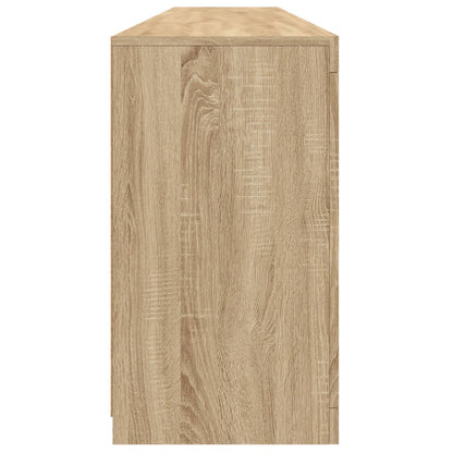 Credenza con Luci LED Rovere Sonoma 202x37x67 cm - homemem39