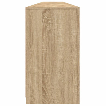 Credenza con Luci LED Rovere Sonoma 283x37x67 cm - homemem39