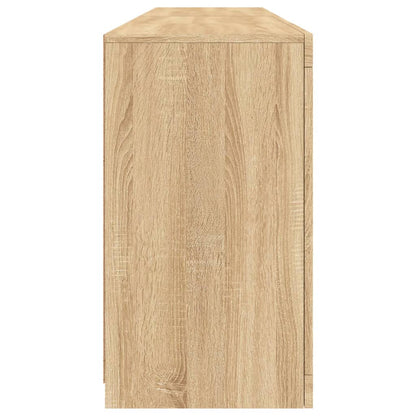 Credenza con Luci LED Rovere Sonoma 164x37x67 cm - homemem39