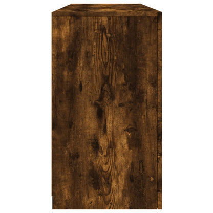 Credenza con Luci LED Rovere Fumo 142,5x37x67 cm | homemem39