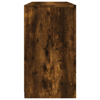 Credenza con Luci LED Rovere Fumo 123x37x67 cm | homemem39