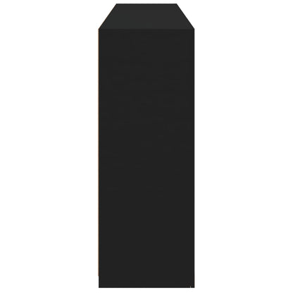 Credenza con Luci LED Nera 162x37x100 cm - homemem39