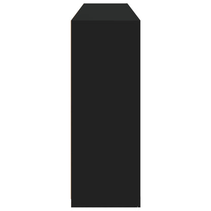 Credenza con Luci LED Nera 162x37x100 cm - homemem39