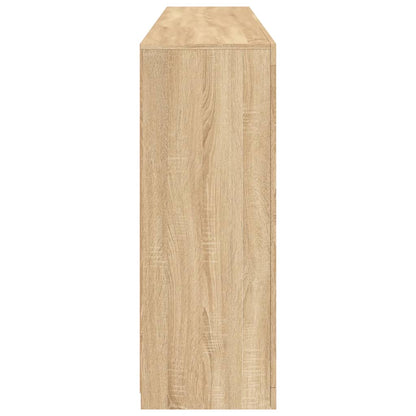 Credenza con Luci LED Rovere Sonoma 181,5x37x100 cm - homemem39