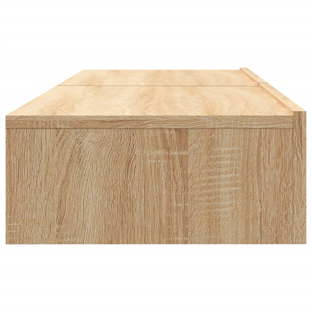 Mobili Porta TV con Luci LED 2pz Rovere Sonoma 60x35x15,5 cm