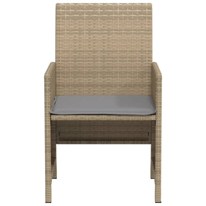 Set da Bistrò 3 pz con Cuscini Beige Misto in Polyrattan | homemem39