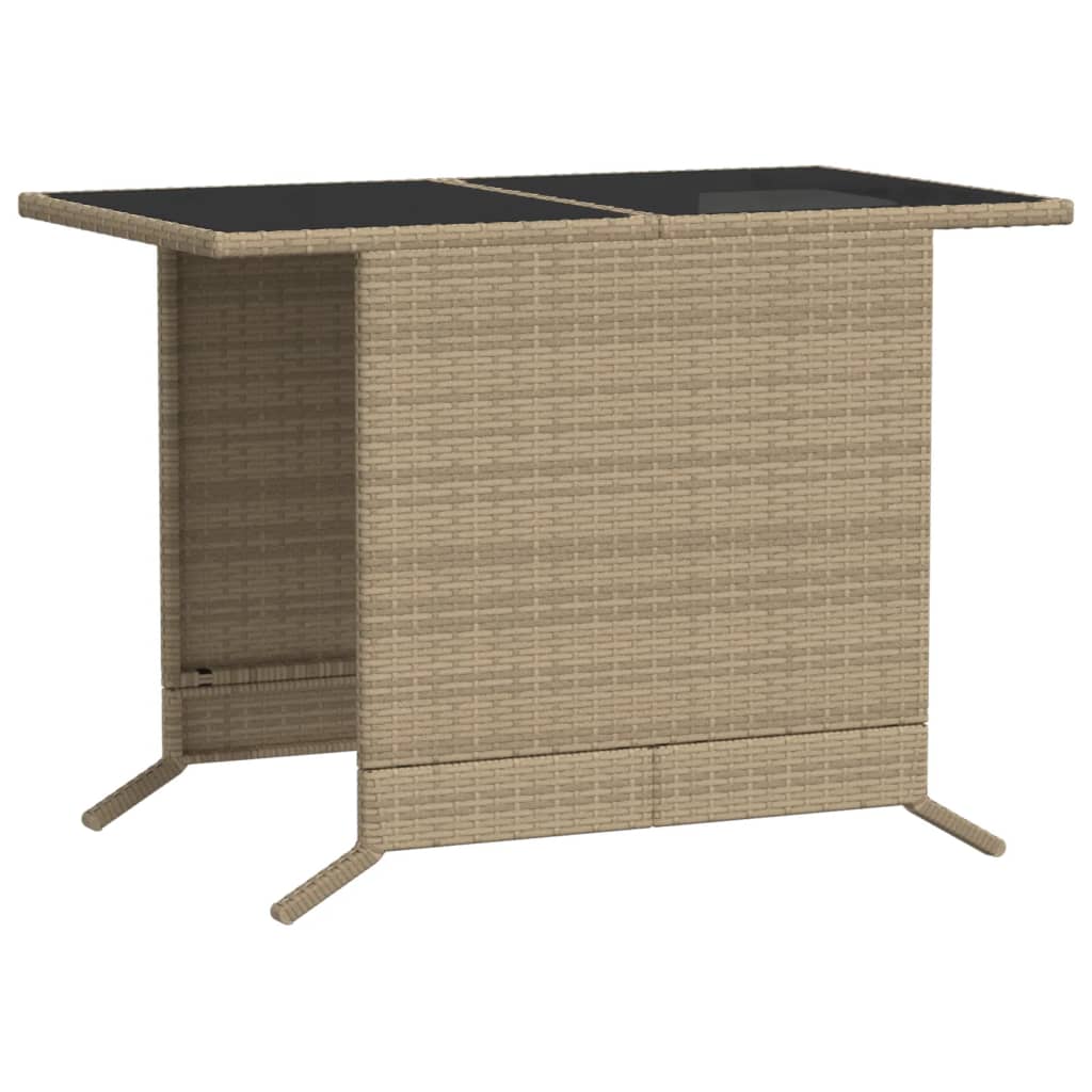 Set da Bistrò 3 pz con Cuscini Beige Misto in Polyrattan | homemem39