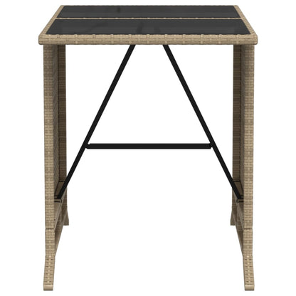 Set da Bistrò 3 pz con Cuscini Beige Misto in Polyrattan | homemem39
