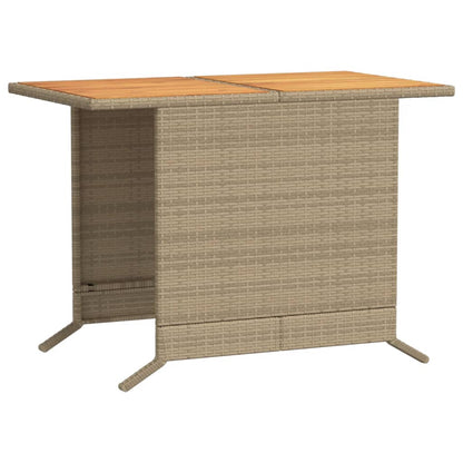 Set da Bistrò 3 pz con Cuscini Beige in Polyrattan | homemem39