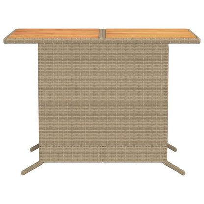 Set da Bistrò 3 pz con Cuscini Beige in Polyrattan | homemem39