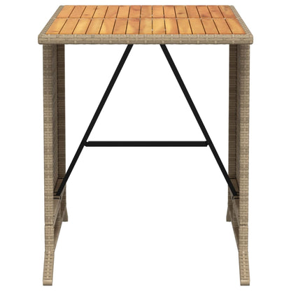 Set da Bistrò 3 pz con Cuscini Beige in Polyrattan | homemem39