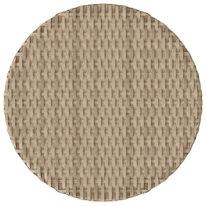 Set da Bistrò 3 pz con Cuscini Beige Misto in Polyrattan