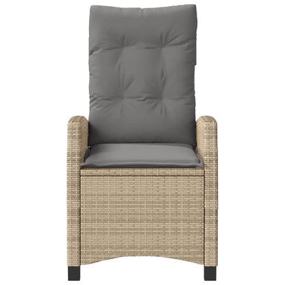 Set da Bistrò 3 pz con Cuscini Beige Misto in Polyrattan