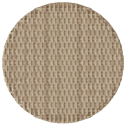 Set da Bistrò 3 pz con Cuscini Beige Misto in Polyrattan
