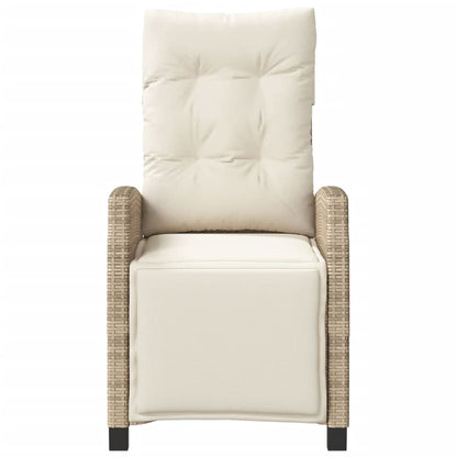 Set da Bistrò 3 pz con Cuscini Beige in Polyrattan