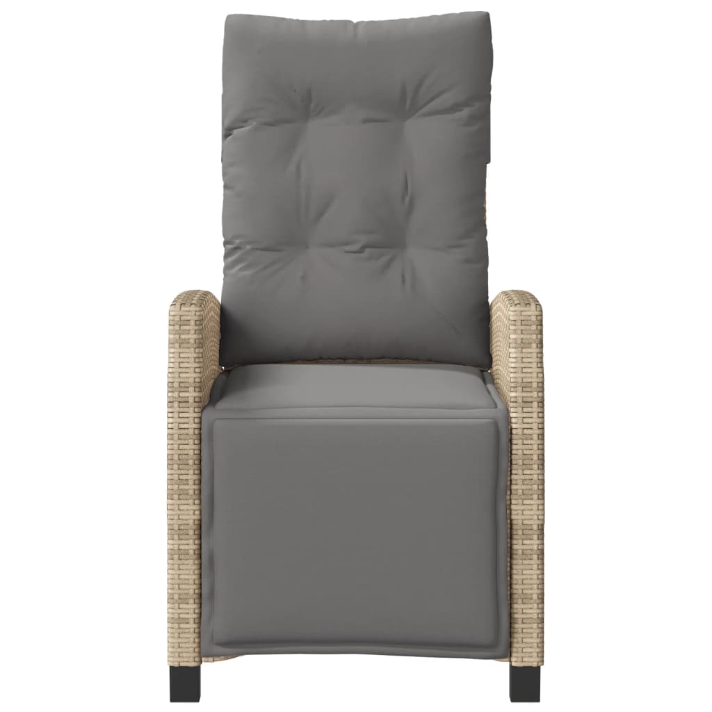Set da Bistrò 3 pz con Cuscini Beige Misto in Polyrattan