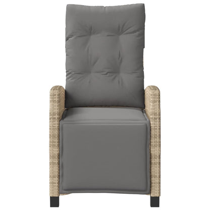 Set da Bistrò 3 pz con Cuscini Beige Misto in Polyrattan