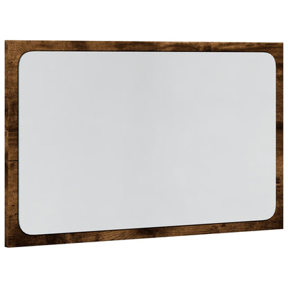 Specchio da Bagno LED Rovere Sonoma 60x8,5x38 cm in Truciolato | homemem39