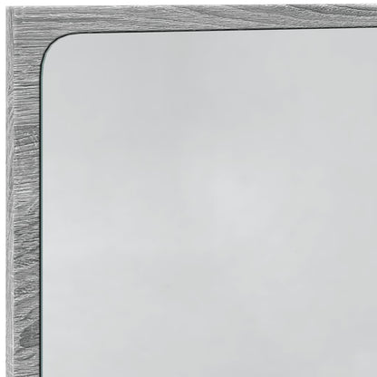 Specchio da Bagno con LED Grigio Sonoma 60x8,5x38 cm Truciolato | homemem39