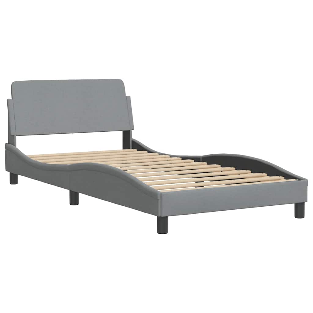 Giroletto Dover Grigio Chiaro 100x190 cm Tessuto | homemem39