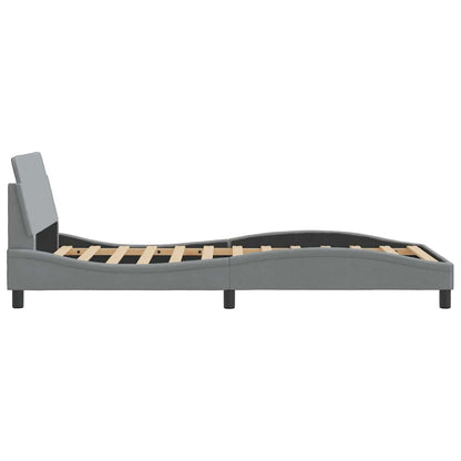 Giroletto Dover Grigio Chiaro 100x190 cm Tessuto | homemem39