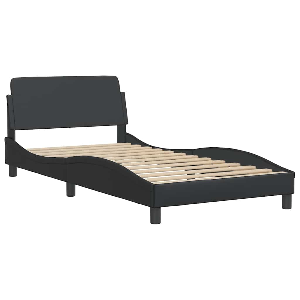 Giroletto Dover Nero 100x190 cm in Similpelle | homemem39