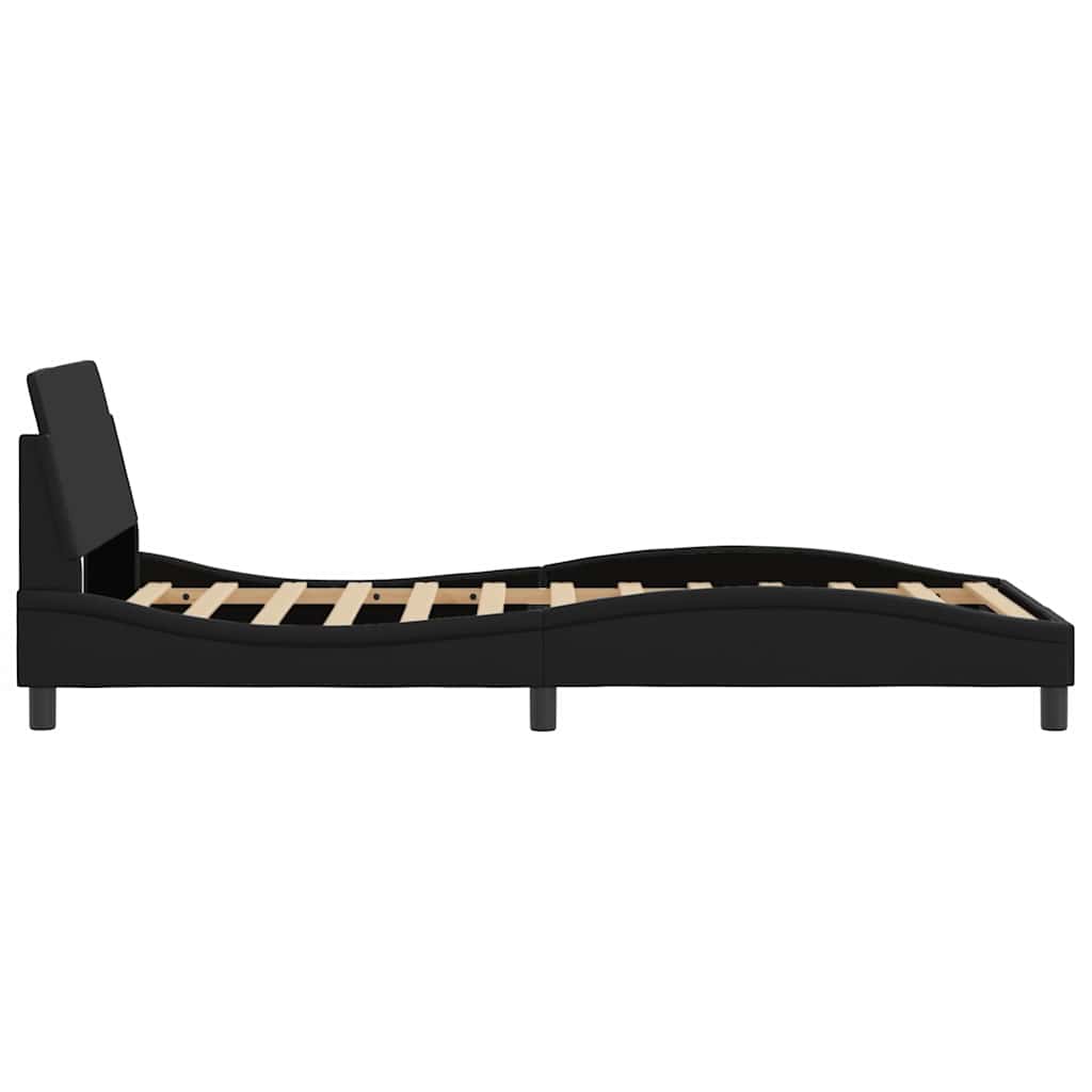 Giroletto Dover Nero 100x190 cm in Similpelle | homemem39