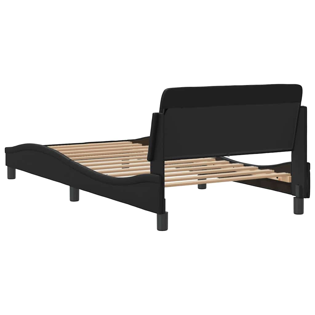 Giroletto Dover Nero 100x190 cm in Similpelle | homemem39