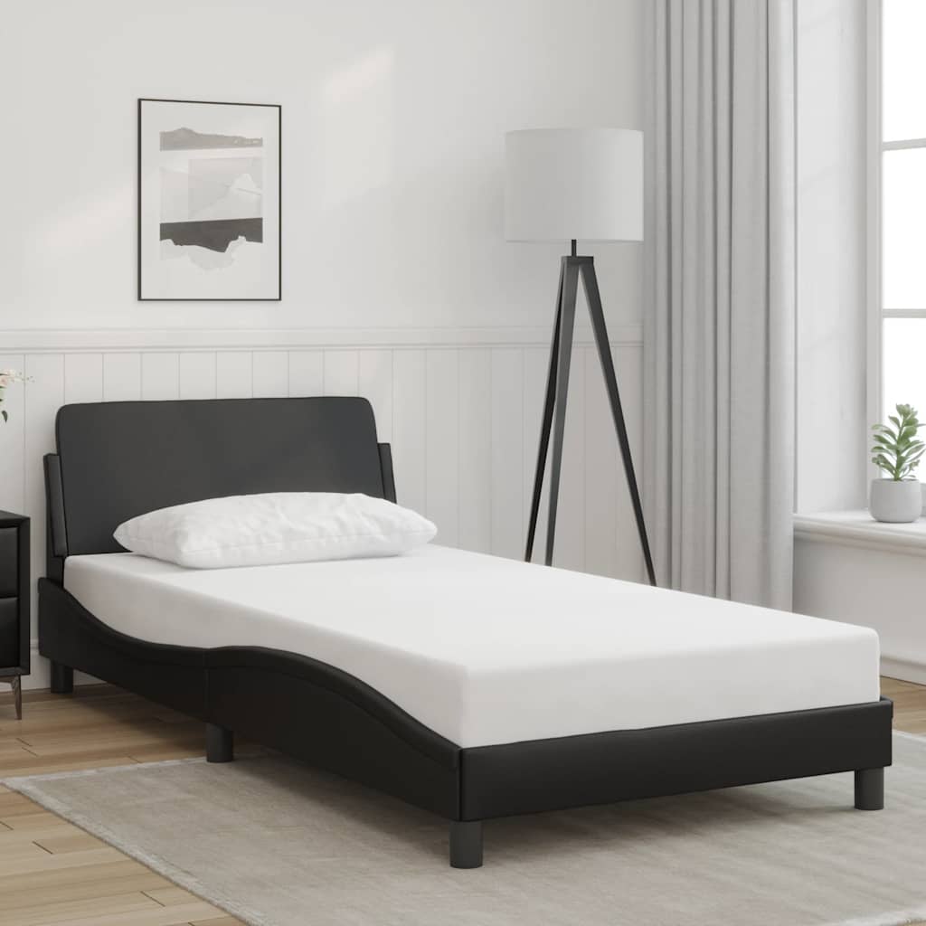 Giroletto Dover Nero 100x190 cm in Similpelle | homemem39