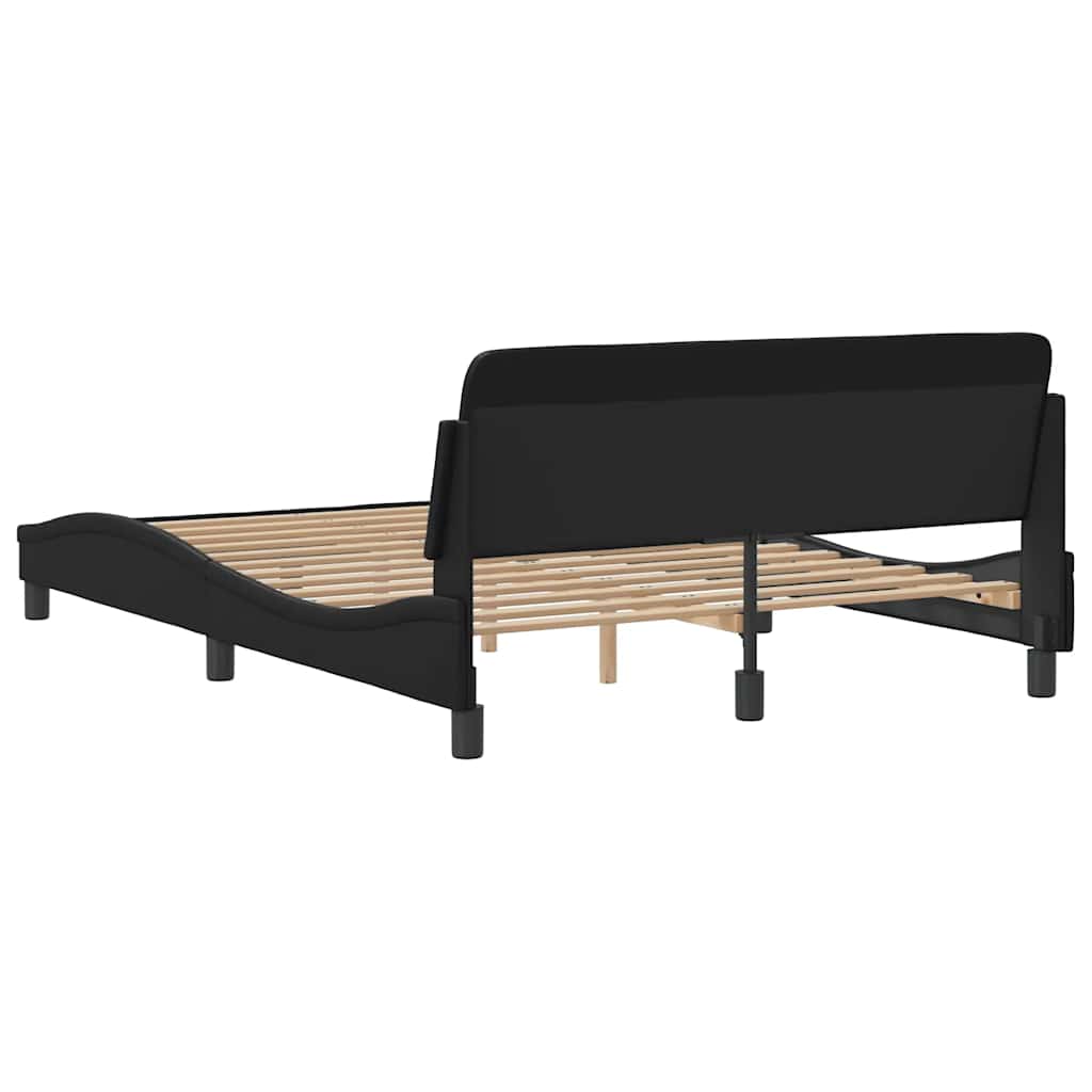 Giroletto Dover Nero 137x190 cm in Similpelle | homemem39