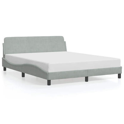 Giroletto Dover Grigio Chiaro 152x203 cm in Velluto | homemem39