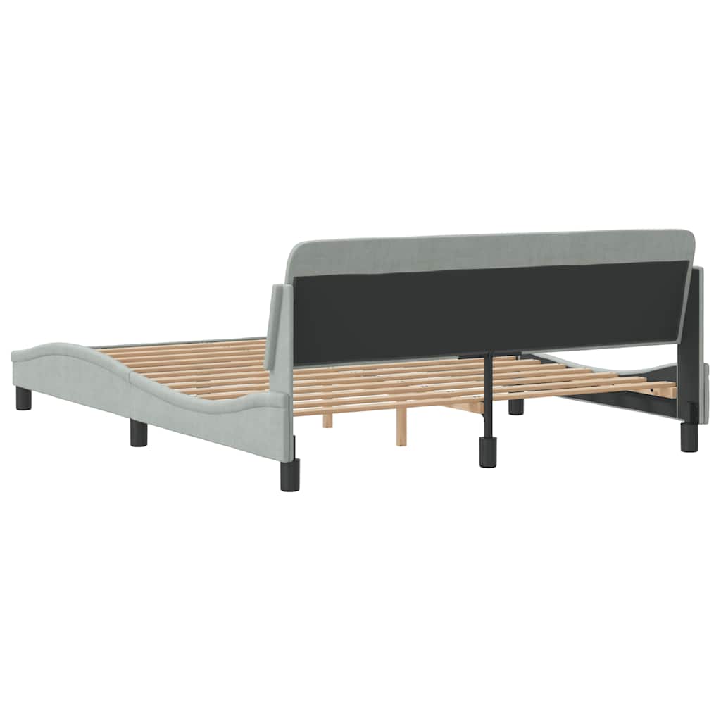 Giroletto Dover Grigio Chiaro 152x203 cm in Velluto | homemem39