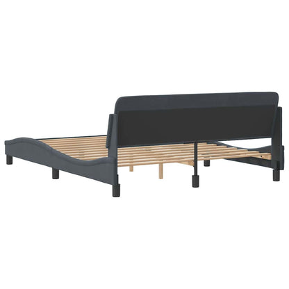 Giroletto Dover Grigio Scuro 152x203 cm in Velluto | homemem39