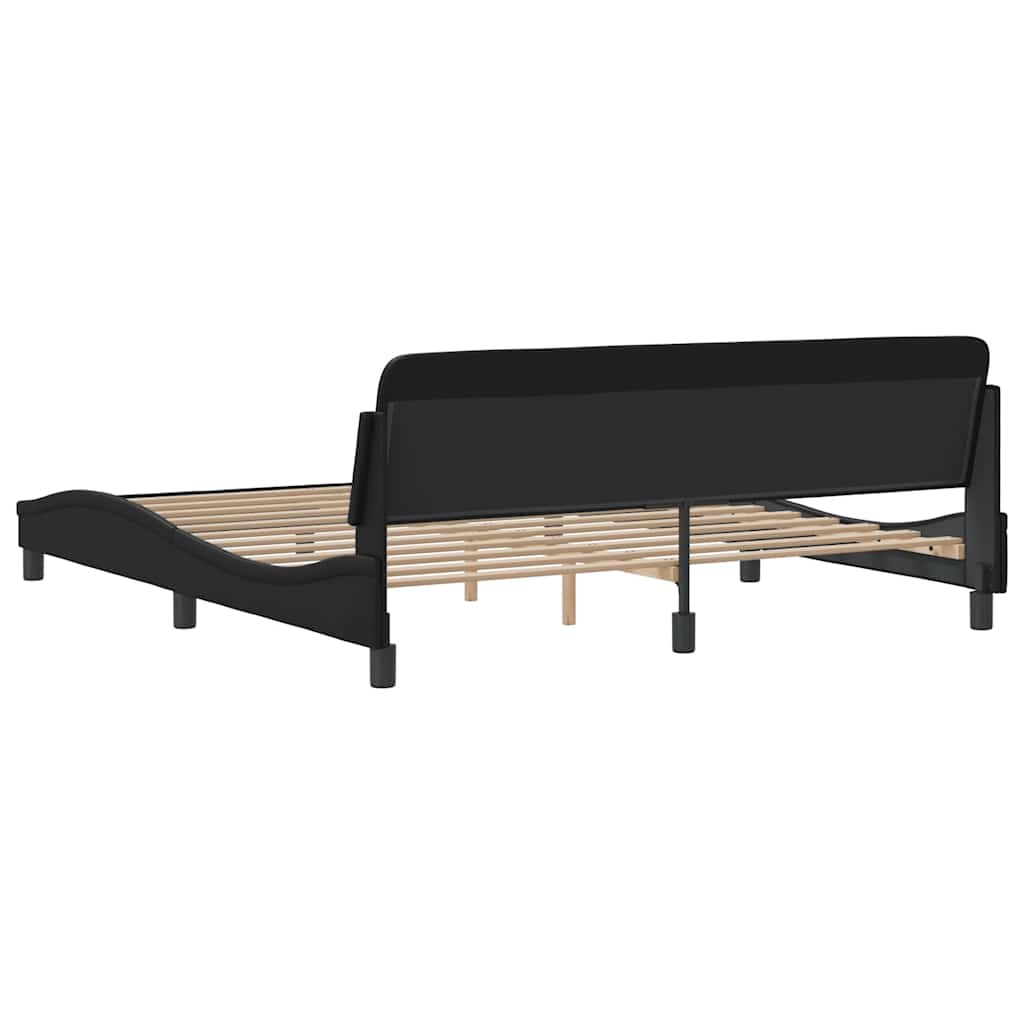 Giroletto Dover Nero 152x203 cm in Similpelle | homemem39