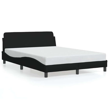 Struttura letto Dover Nera 135x190 cm in Tessuto | homemem39