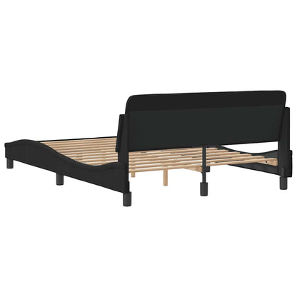 Struttura letto Dover Nera 135x190 cm in Velluto | homemem39
