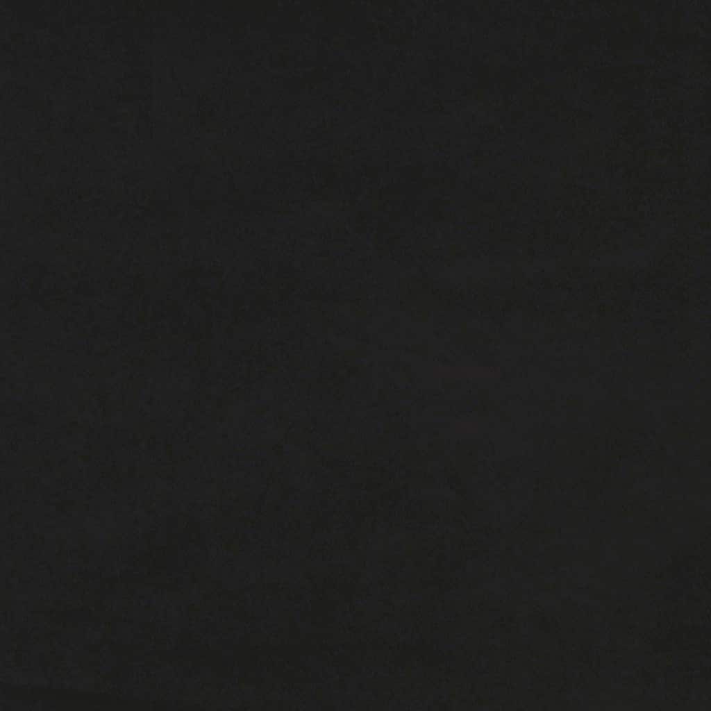 Struttura letto Dover Nera 135x190 cm in Velluto