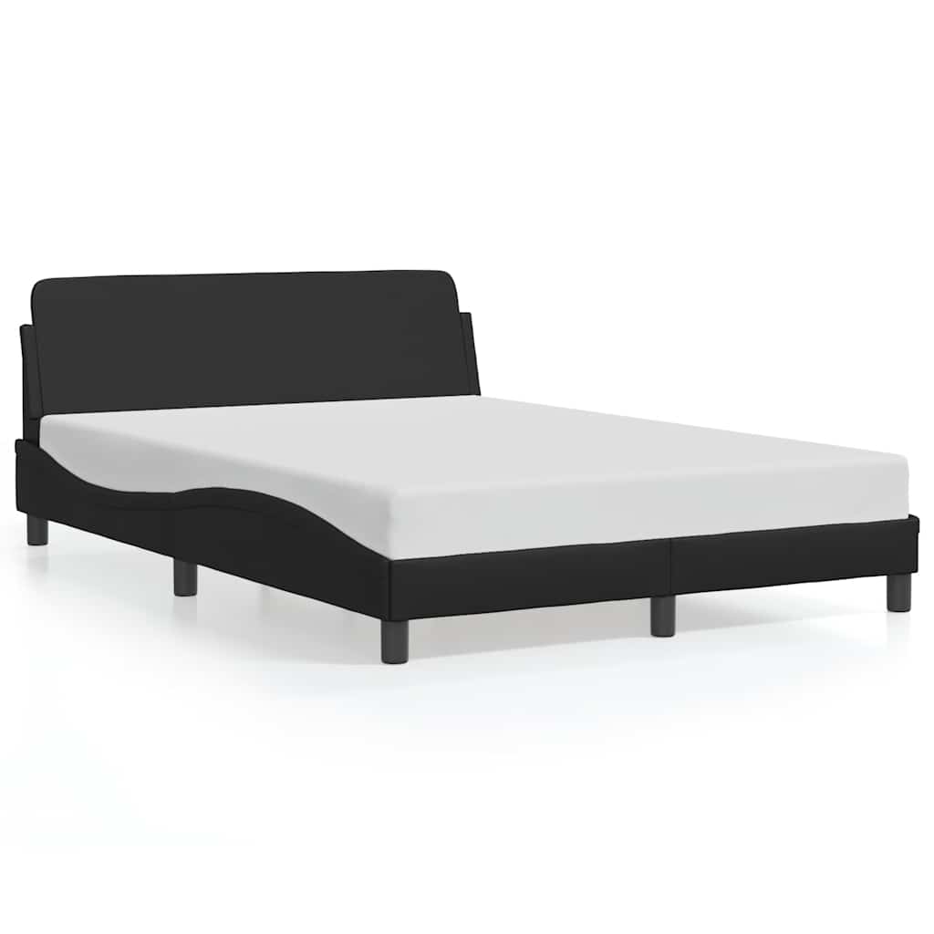 Struttura letto Dover Nera 135x190 cm in Similpelle | homemem39