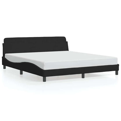 Struttura letto Dover Nera 180x200 cm in Velluto | homemem39