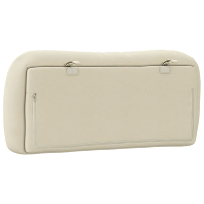 Cuscino Testiera Crema 80 cm in Tessuto - homemem39