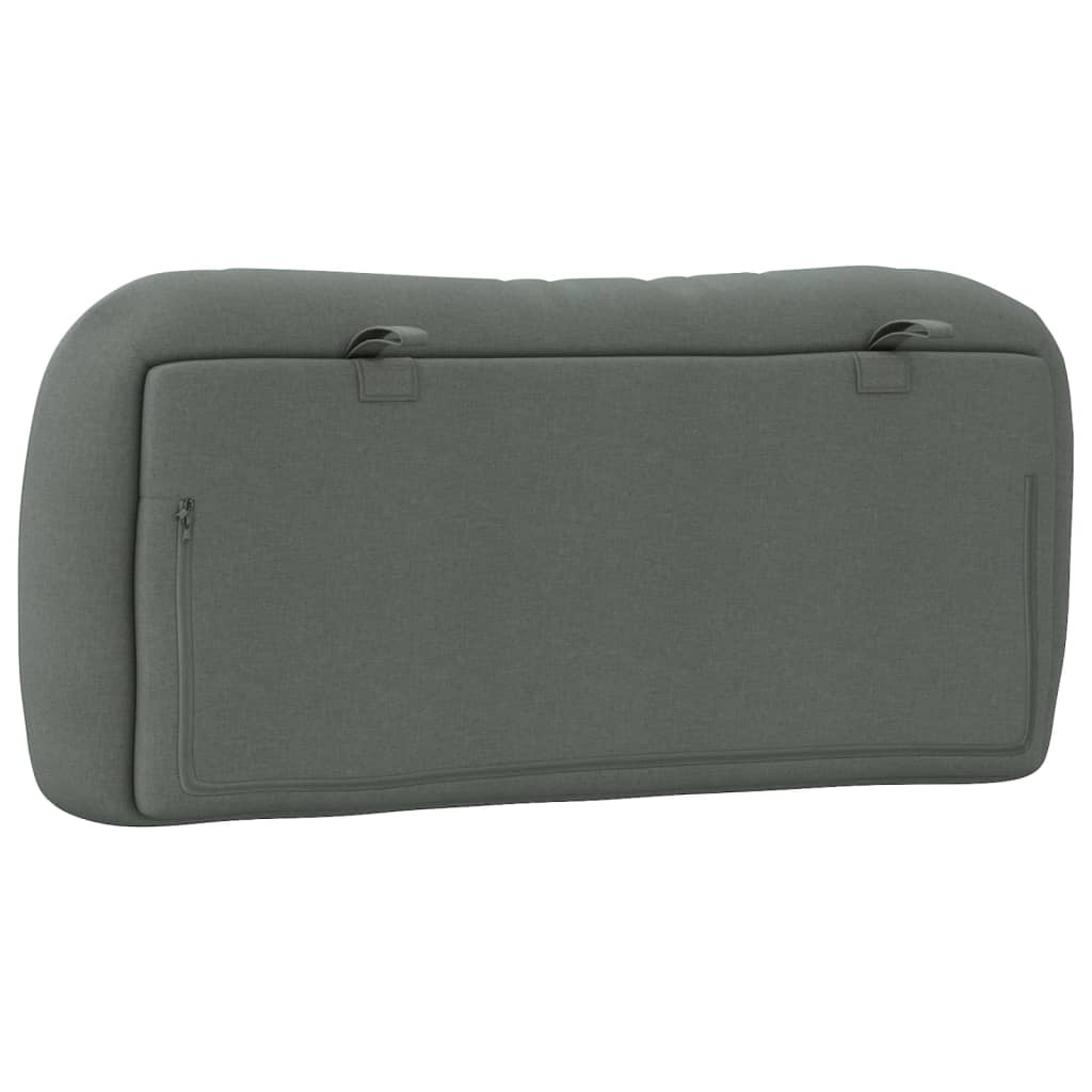 Cuscino Testiera Hvar Grigio Scuro 90 cm in Tessuto | homemem39