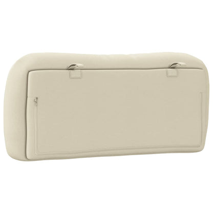 Cuscino Testiera Crema 90 cm in Tessuto - homemem39