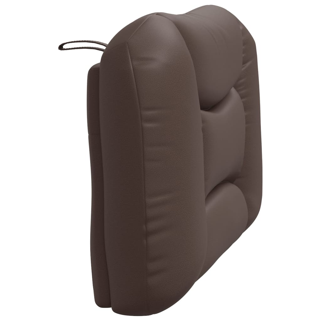 Cuscino Testiera Hvar Marrone 90 cm in Similpelle | homemem39